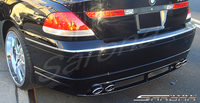 Custom BMW 7 Series  Sedan Rear Bumper (2002 - 2004) - $690.00 (Part #BM-019-RB)
